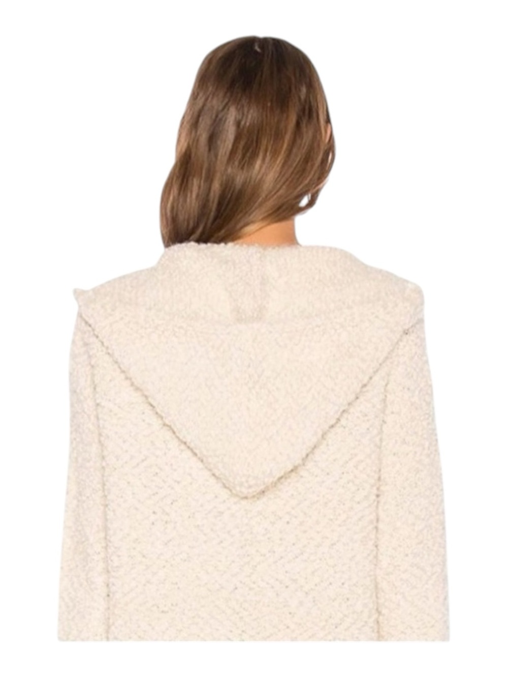 new Young Fabulous Broke ❃ Wylie Fuzzy Hoodie Cardigan Sweater Teddy Coat ❃ M L - Picture 9 of 16